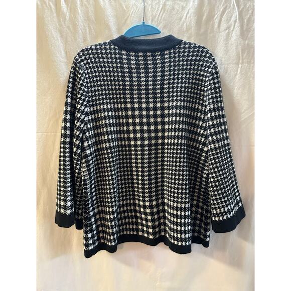 Designers Originals Houndstooth Three-Button Jacket – Size Large - Picture 5 of 5